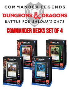 Commander Deck: Baldur's Gate Set of 4